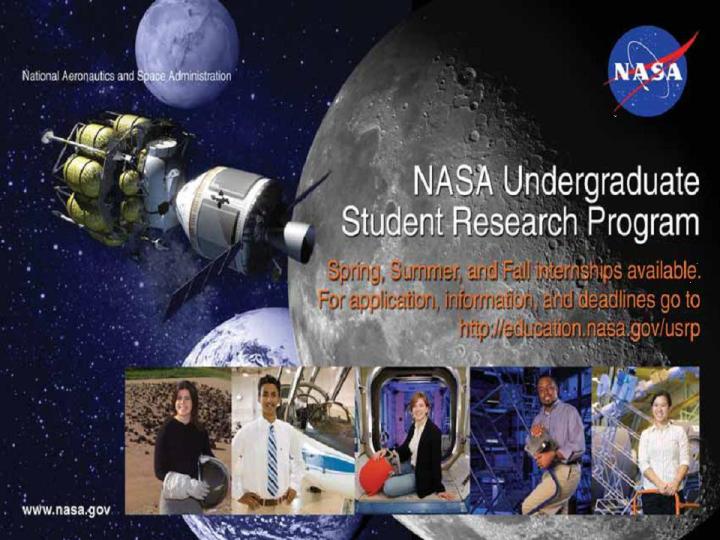 NASA Looking for Undergraduate Students