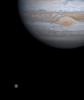 Europa and Callisto under the watchful gaze of Jupiter