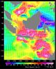 QuikScat Shows Rough Seas/Atmospheric Conditions at Time of Two Java Sea 
Disasters