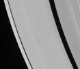 Saturn's ring-embedded moons, Pan and Daphnis, are captured in an alignment they repeat with the regularity of a precise cosmic clock