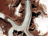 Satellite image of the Penny Ice Cap