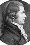 John Marshall: Engraving with ink and ink wash, by Charles-Balthazar-Julien Fevret de Saint-Mémin, 1808