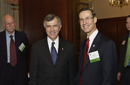 Dr. William H. Hooke, Director, Atmospheric Policy Program, American Meteorological Society, Secretary of Agriculture Mike Johanns, VADM Conrad C. Lautenbacher, Jr. USN (Ret.), Under Secretary of Commerce for Oceans and Atmosphere and Administrator, NOAA. 