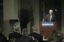 Senator Pat Roberts, speaking to members and participants of Space Enterprise Council, U.S. Chamber of Commerce