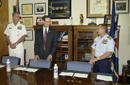 VAdm Lautenbacher and co-signers of the National Ice Center MOU