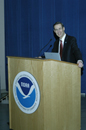 Plenary Keynote speaker, Dr. James R. Mahoney, Assistant Secretary of Commerce for Oceans and Atmosphere and NOAA Dep. Administrator