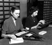 two early keypunch operators