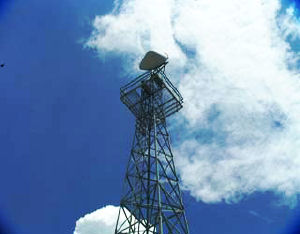 Figure 1. Substation microwave communication tower