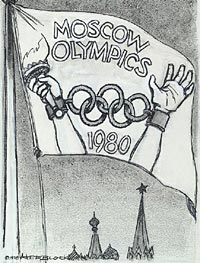 Image of Herblock's Moscow Olympics 1980