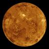Venus - Computer Simulated Global View of Northern Hemisphere