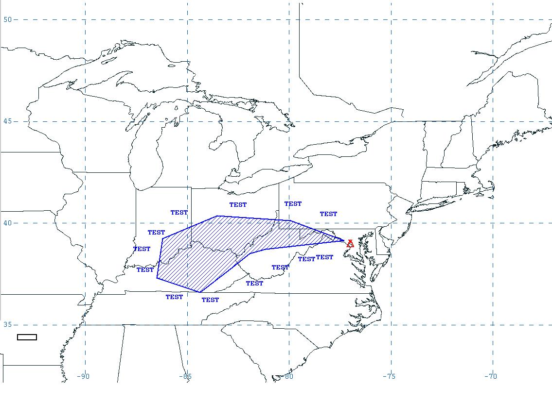 Graphic Map Depicting Ash