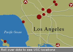 Map of campus locations