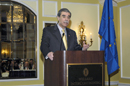 Secretary Carlos M. Gutierrez speaks to the European American Business Council