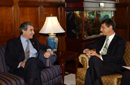 Secy Gutierrez meets with Daniel Ayalon, Israel Ambassador