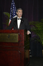 Carlos M. Gutierrez,  Secretary of Commerce presents opening remarks at the black-tie gala  honoring the 2003 National Medal of Science and Technology  Laureates