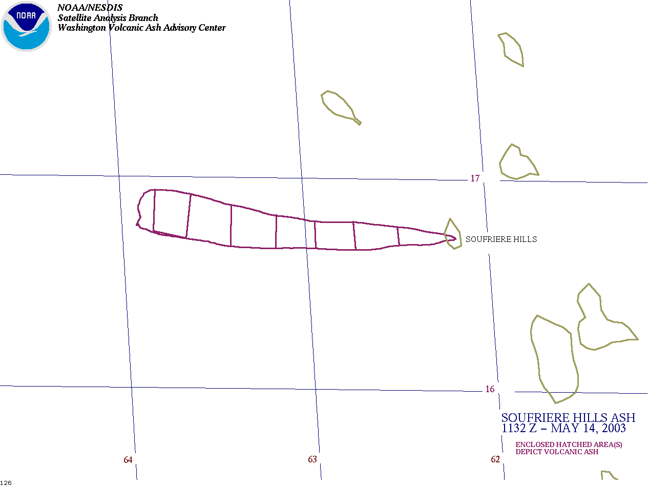 Graphic Map Depicting Ash