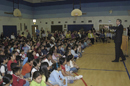 Secretary Gutierrez speaks to the kids of Annandale Terrace Elementary School, Annandale Virginia