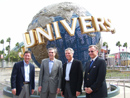 Secretary Gutierrez poses with Universal Orlando Resort officials