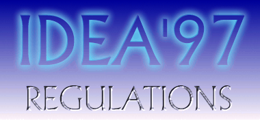 IDEA'97 REGULATIONS