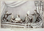 The assassination of President Lincoln