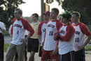 Secretary Gutierrez and fellow Ligers Teammates await their turn at bat