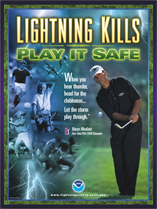 Rocco Mediate Lightning Safety Poster and link to poster page