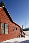 A photo of Spring Valley Cabin in the Winter