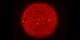 Left-eye movie of the solar disk in the 304 Ångstrom filter.