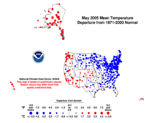 ASOS temperatures