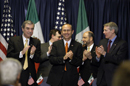 Secretary Carlos M. Gutierrez today joined U.S. Trade Representative Rob Portman and Mexico’s Secretary of Economy Sergio Garcia de Alba to sign the U.S.-Mexico Agreement on Cement.