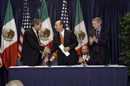 Secretary Carlos M. Gutierrez today joined U.S. Trade Representative Rob Portman and Mexico’s Secretary of Economy Sergio Garcia de Alba to sign the U.S.-Mexico Agreement on Cement.