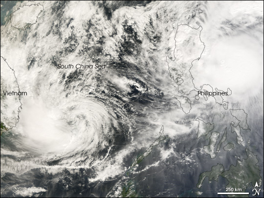 Double Cyclones Strike Philippines