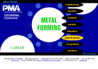 Precision Metalforming Association Education Foundation Site Screen Capture