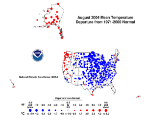 ASOS temperatures