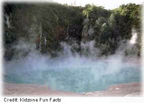 Εικόνα: εξάτμιση από μικρή λίμνη - Picture  showing evaporation from a pond. 