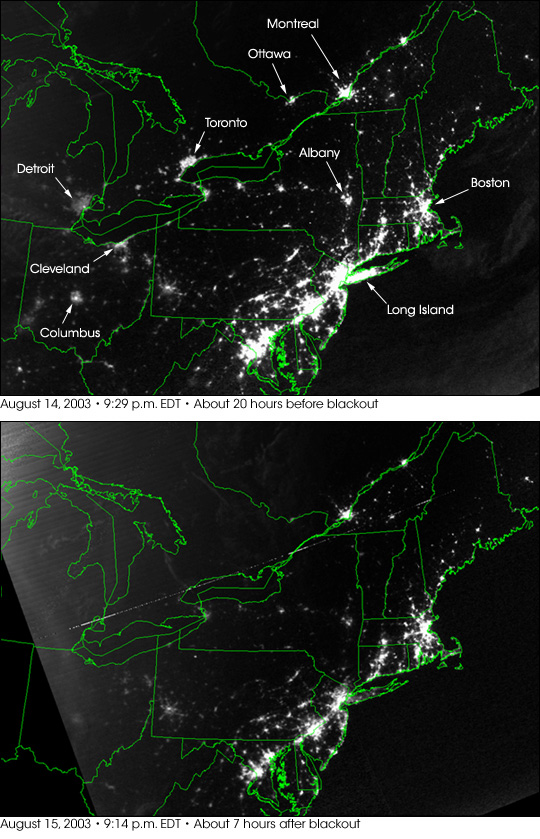 Blackout Leaves American Cities in the Dark