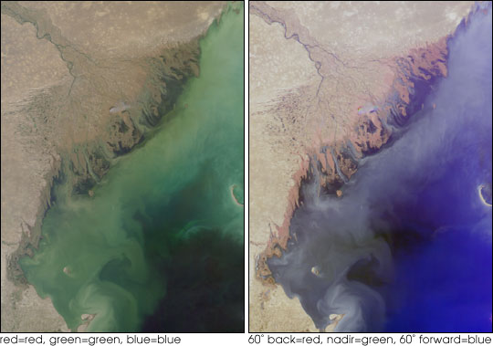 Volga Delta and the Caspian Sea