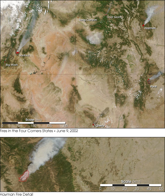 Wildfires Rage in Southwestern U.S.
