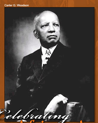 Portrait of Dr. Carter G. Woodson, African American scholar and educator, photo courtesy of  U.S. Department of Agriculture.