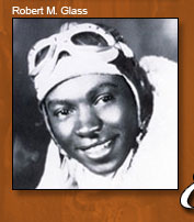 Portrait of Tuskegee Airman Robert M. Glass, Courtesy photo.