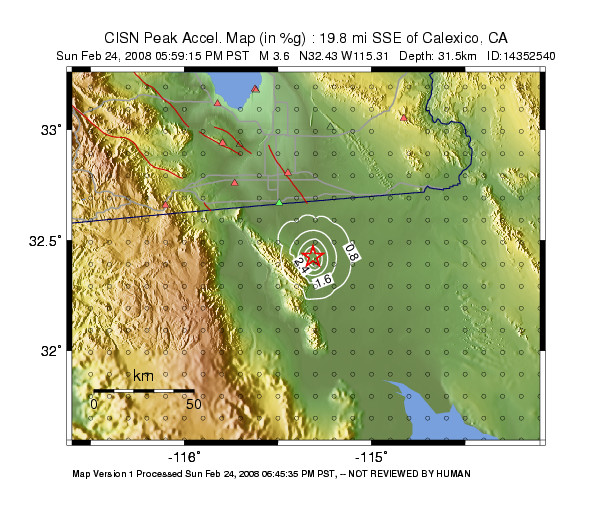 Peak Ground Acceleration Image