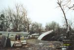 Another view of destroyed mobile home