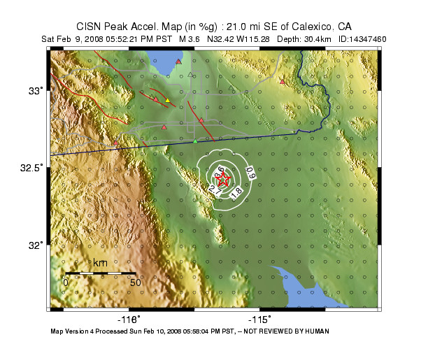 Peak Ground Acceleration Image