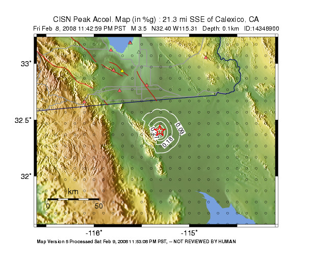 Peak Ground Acceleration Image