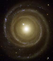 Backwards Spiral Galaxy