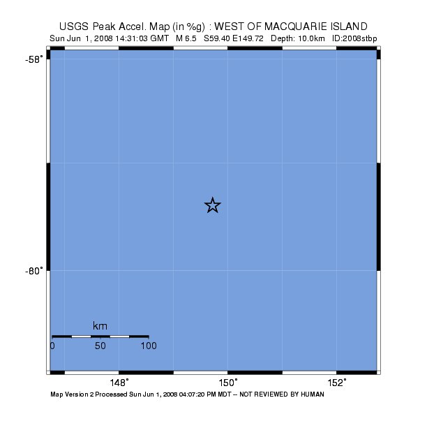 Peak Ground Acceleration Image