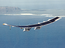 pathfinder in flight over hawaii