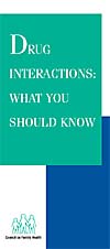 Drug Interactions: What You Should Know.