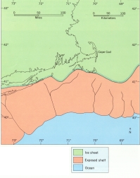 Fig. 2. Gravel deposits, outwash plains, moraines. 