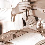 photo of sample preparation